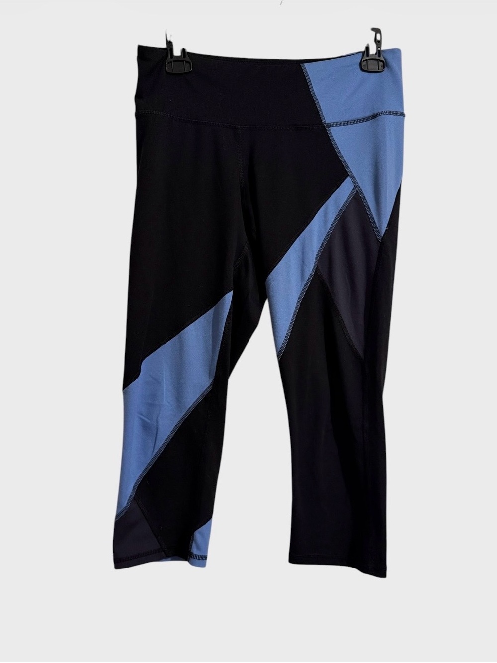 Champion Black Capris with Blue Accents